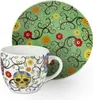 Excelsa zestaw 6 filiżanek do espresso ze spodkami Calavera Podgląd zdjęcia produktu 3