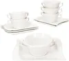6x Ivory Suppentasse 200ml mit Untertasse Suppenterrine 6 Produktbild-Vorschau 2
