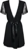 Obsessive - Miamor Kimono & Thong Black L/Xl Produktbild-Vorschau 3