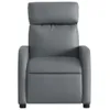 Relaxsessel Grau Kunstleder 66 x 89,5 x 95,5 cm (B x T x H) Produktbild-Vorschau 6