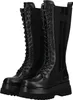 A pair of black lace-up boots with platform soles. Anteprima dell’immagine prodotto