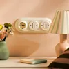 Prise rétro encastrée en porcelaine, interrupteur, triple, Voir les images du produit 9
