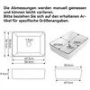 Puluomis Waschbecken Keramik Aufsatzwaschbecken Waschschale Produktbild-Vorschau 5