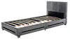 HOME DELUXE - LED Bett Asteroid - Dunkelgrau, 90 x 200 cm - Produktbild-Vorschau 4