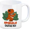 Aperolo Saufus Rex Kaffeebecher mit Spruch Cocktail T-Rex Produktbild-Vorschau 1