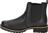 A side view of a black leather Chelsea boot. Podgląd zdjęcia produktu