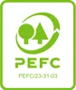 A green and white logo with trees and text. Náhled obrázku produktu