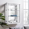 K-Möbel Hängevitrine in Weiss (80x60x25 cm) mit 2 Produktbild-Vorschau 1