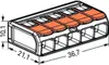 Wago 221-615 COMPACT zacisk przyłączeniowy 6 mm² 5-żyłowy Podgląd zdjęcia produktu 7