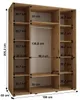 MEBLE KRYSPOL Sapporo 2 Schrank mit 3 Schiebetüren  - Produktbild-Vorschau 4