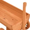 vidaXL Carrello decorativo 70x43x54 cm in legno massiccio Anteprima dell’immagine prodotto 9