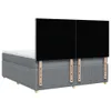 Boxspringbett mit Matratze Hellgrau 200x200 cm Stoff Produktbild-Vorschau 8