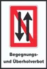 Begegnen und überholen verboten Symbol und Text A1 Produktbild-Vorschau 1