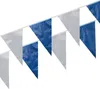 Wimpelkette, Folie 10 m blau/weiss wetterfest Produktbild-Vorschau 1