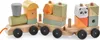 3-teiliges Holzeisenbahn-Set, Zug Spielzug mit niedlicher Produktbild-Vorschau 1