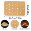 100 Stück Backpapier für Heißluftfritteuse Produktbild-Vorschau 2