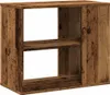 vidaXL Mobile laterale effetto legno antico 60x30x50 cm Anteprima dell’immagine prodotto 2