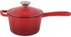 Gusseisen Stielkasserolle mit Deckel Rot, Ø 17cm, 1,6 Liter Produktbild-Vorschau 9
