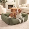 4L Textil MOLLY Hundebett aus Cord mit erhöhtem Rand, Produktbild-Vorschau 3