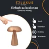 Luxe - Lampe à poser Touch - Sofia - Rosé - H21 x Ø16 Voir les images du produit 2