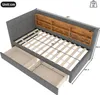 Merax Tagesbett 90x200cm, Schlafsofa mit 2 Schublade, USB, Produktbild-Vorschau 5