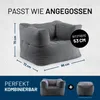 Modulárne kreslo LUMALAND z radu Cord, 96x72x70 cm - mäkký Náhľad obrázku produktu 3