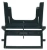 A black plastic filter bag holder for a vacuum cleaner. Produktbild-Vorschau