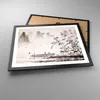 Gerahmtes Poster - Schwarzer Rahmen - Bambus schwarz China Produktbild-Vorschau 3