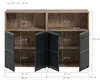 Badezimmer Kommode Set "Cover" in schwarz matt und Nox Produktbild-Vorschau 11