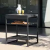 Cucina da esterno modulare in acciaio 2 ripiani, 80cm, Nero Anteprima dell’immagine prodotto 5