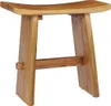 vidaXL Tabouret en teck massif - Tabouret - Tabouret de Voir les images du produit 1