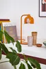 Corolle-Lampe, Stahl, orange, H. 40 cm, G9 Produktbild-Vorschau 2