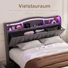 ProximaX Polsterbett 140x200 cm Grau Samt mit Stauraum, 4 Produktbild-Vorschau 10