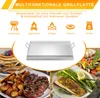 LZQ Plaque de gril en acier inoxydable avec anse 54x41x7 Voir les images du produit 4