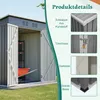 Geräteschuppen Gerätehaus Metall Gartenhaus Satteldach Produktbild-Vorschau 7