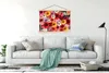 MuchoWow® Textilposter Blumen - Farben - Gerbera - Rosen Produktbild-Vorschau 3