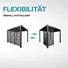 MIRADOR 80/88 Lamellenwand 0,93 m 3er Set Aluminium Produktbild-Vorschau 5