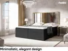 MEBLINI Boxspringbett mit Bettkasten - Gepolstert Produktbild-Vorschau 4