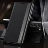 Galaxy S23 Hülle, Leder PolyurethanMagnetisch Klapp Stand Produktbild-Vorschau 2