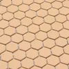 Keramikmosaik Bismarck R10B Hexagon Ocker Orange H23 Produktbild-Vorschau 2