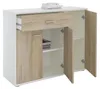 Sideboard ESTELLE Mehrzweckschrank,weiß/Sonoma Eiche mit 3 Produktbild-Vorschau 1