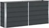 vidaXL Pflanzkübel Anthrazit 160 x 40 x 75 cm Stahl Produktbild-Vorschau 1