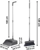 Bedee Besen mit Kehrschaufel Set, Besen mit Langstiel zum Produktbild-Vorschau 8
