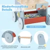 COSTWAY Lauflernwagen Holz, Baby Lauflernhilfe mit Produktbild-Vorschau 7