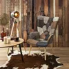Fauteuil Helsinki Patchwork Pu Voir les images du produit 1