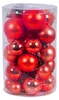 30tlg. Christbaumkugeln / Weihnachtskugeln rot Ø 4/5/6/7cm Produktbild-Vorschau 2