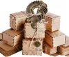 50 STK. Kraftpapier Geschenkbox inkl. Juteschnur + Anhänger Produktbild-Vorschau 5