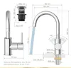 Waschtischarmatur Lenz BOW² Chrom – 360° schwenkbar, Pop-Up Produktbild-Vorschau 10