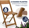 CASARIA® Salon De Jardin Exterieur - Petit Salon De Jardin Voir les images du produit 3
