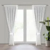 Gardine KIRA 3 weiß Set 140x270 cm  x2 T Schnürchen Produktbild-Vorschau 11